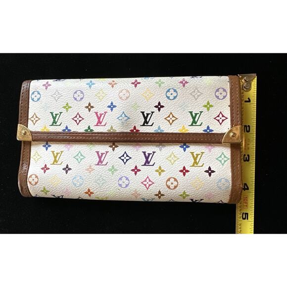 Louis Vuitton Monogram Takashi Murakami Multicolor Wallet Designer Artsy - Picture 3 of 16
